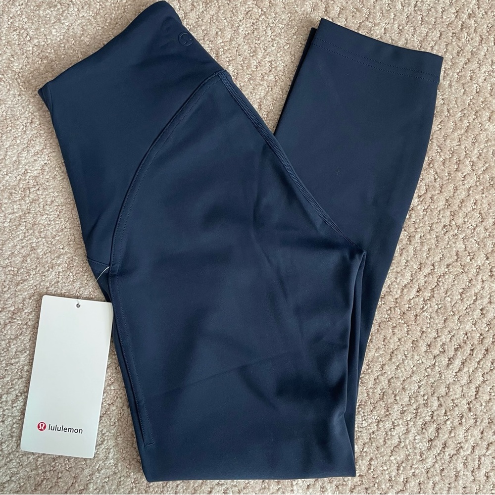 NWT Lululemon InStill High-Rise Crop 23" True Navy Size 4